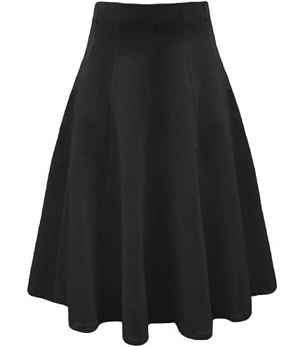 KIKI RIKI Maxi Panel Skirt with Elastic Waist for Womens/Teens 36