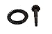 SVL 2020468 Differential Ring and Pinion Gear Set for DANA 35, 3.55 Ratio