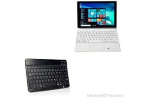 BoxWave Keyboard Compatible with Samsung Galaxy Book (10.6 in) - SlimKeys Bluetooth Keyboard, Portable Keyboard with Integrated Commands for Samsung Galaxy Book (10.6 in) - Jet Black