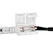 LE 2 Pin Connector Kit, 8mm DC Adapter Cable, Power Connectors for Single Color LED Strip Light, Pack of 2