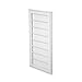 Palos Designs Space Saving Wall Mount Drying Rack - Large (Classic White)