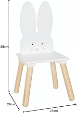 2you Kids Bunny Chair Wooden Rabbit Design for Nursery Ages 3-6 view 2