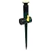 Melnor Multi Adjustable Lawn Sprinkler on a Spike with Integrated Flow-Control, Waters Up to 30 ft. Diameter, Adjustable Spray Angle ,Direction and Length