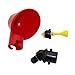 4Clovers 12pcs NO PECK Automatic Poultry Watering Drinker Cups Float Style Gravity Feed Waterers Chicks Chicken Duck Quail