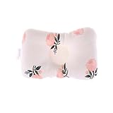 Organic Head Shaping Nursing Baby Pillow For New Borns and Infants, Protection from Flat Head Syndrome (Roses)