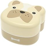 Kotobuki 2-Tier Bento Box, Brown Pug
