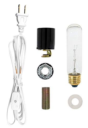 Creative Hobbies® ML1-B6 Large Christmas Tree Wiring Kit, 40 watt Bulb, Standard (Edison) Base, Great for Lighting Large Size Objects
