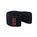 World of Fit Black Hip Resistance Band - Non-Slip Elastic Bands for Exercise - Workout Bands for Butt and Legs - Exercise Bands for Women/Men - Booty Bands Workout Equipment (L)