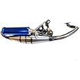 Performance Exhaust Muffler Pipe for Yamaha Breeze Jog 50 50cc 2 Stroke Scooter Moped Minarelli Engine 1E40QMB 1PE40QMB