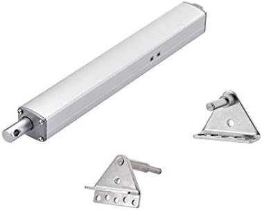 Soon industrial inline designed linear actuator 8 inch 8" stroke, 180 pounds lbs maximum lift, 12 Volt 12V
