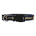 Little Earth NCAA Team Pet Collar - Black, Small/Large, Polyester, Team Graphics on Both Sides, XS/S/M/L