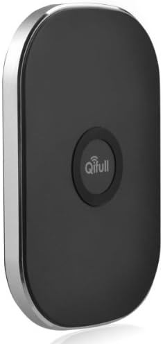 Qifull Qt30 3-coils Qi Wireless Charger Pad for Google Nexus 5/4/7 Nokia Lumia 920/820 HTC 8x Lg Optimus Lte2 Samsung Galaxy Note 3 /Note Ii (Black)