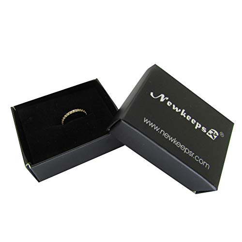 NewkeepsR 16G 6mm(1/4'') Gold Anodized 316L Steel Hinged Clicker Segment Ring Pave Set with Clear Sparkling CZ Gems - Thumbnail 5