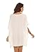 HIMONE Women's Floral Lace Beach Bikini Cover-up White OS