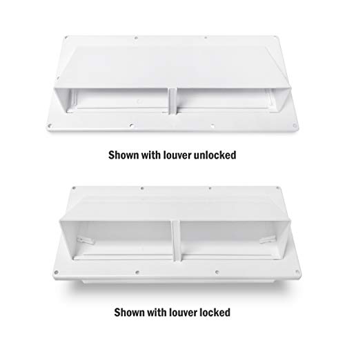 Camp'N RV Exhaust Vent Cover - RV Range Hood Vent/RV Range Hood Cover (White) - Thumbnail 5