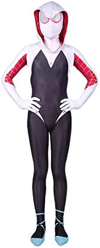 Toddler Kids Superhero Jumpsuit Spider Verse Lycra Spandex Bodysuit Black Spider Tights Zentai Costume
