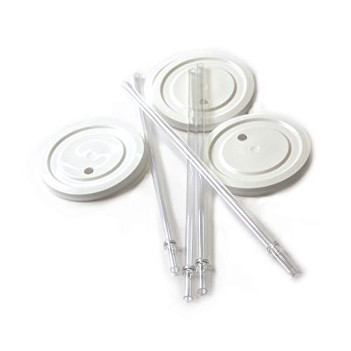 NEW Luminarc 8 Piece ARC International Working Glass Lids, White