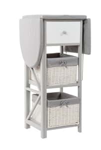 DONREGALOWEB Mueble de Madera para Plancha con Tabla Recogida, cajón de