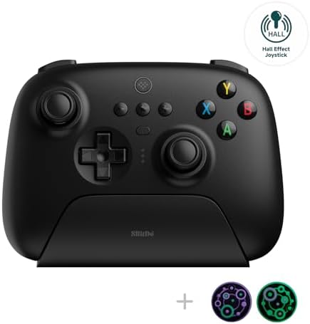 Manette 8BitDo Ultimate Avec Station De Charge – 2.4G Pour Windows, Android – Rose - 8