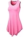 TWINTH Womens Tank Tunic Top with Various Hem