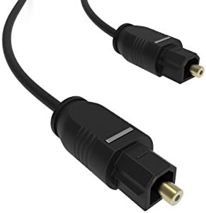Firbely Toslink Male to Male SPDIF Optical Fiber Digital Audio Cable for Home Theater (20 feet(6 meter))