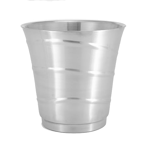American Metalcraft SWB Wine Buckets and Stands, 8.75" Length x 9" Width, Silver
