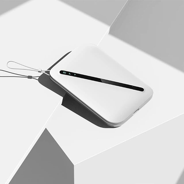 Flymodem 4G LTE Mobile Pocket Wifi Router, LTE Cat6 150Mbps | Travel Wi-Fi Hotspot | Works with any Sim Card Worldwide | 1 year warranty