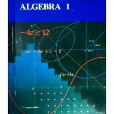 Algebra 1 0395245656 Book Cover