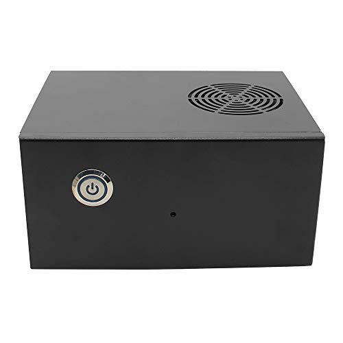 Geekworm Raspberry Pi X830 HDD SATA Storage Board Matching Metal Case/Enclosure + Power Control Switch + Cooling Fan Kit Support ROCK64 Board