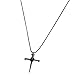 Pewtertone Metal Nail Cross Necklace Craft Kits (1 dz)