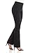 Rekucci Womens Ease into Comfort Bootcut Pant (10 Short, Black)