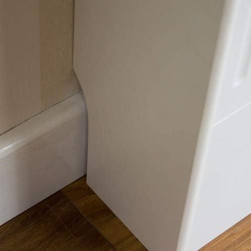 Vida Designs Oxford Radiator Cover White, Medium, Traditional Cross Pattern Design For Optimal Heat Circulation - Image 4
