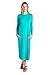 82 Days Women'S Rayon Span Round Hem Jersey Dress With Side Pockets - Solid