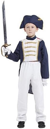 Hotgirldress Boys Halloween Clothing Children's Masked Napoleon Costumes (Large(Recommended height: 47.2in-51.2in), Napoleon)