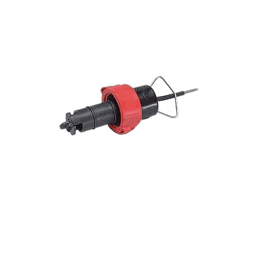 +GF+GF Signet P51530-P2 Type 515 Rotor-X Standard Mount Paddlewheel Flow Sensor, Polypropylene Body, Black PVDF Rotor, Titanium Pin, 10" to 36", 8"