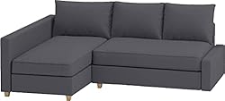 Durable Polyester Flax Friheten Sleeper Sofa Cover
