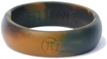 Fit Ring Women's Silicone Wedding Ring Powered by Arthletic Military Camouflage / Camo Color (10)