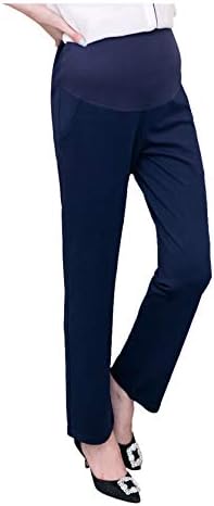 Funfreeyer Maternity Pants Career Wear Maternity Slacks Pregnancy Trousers