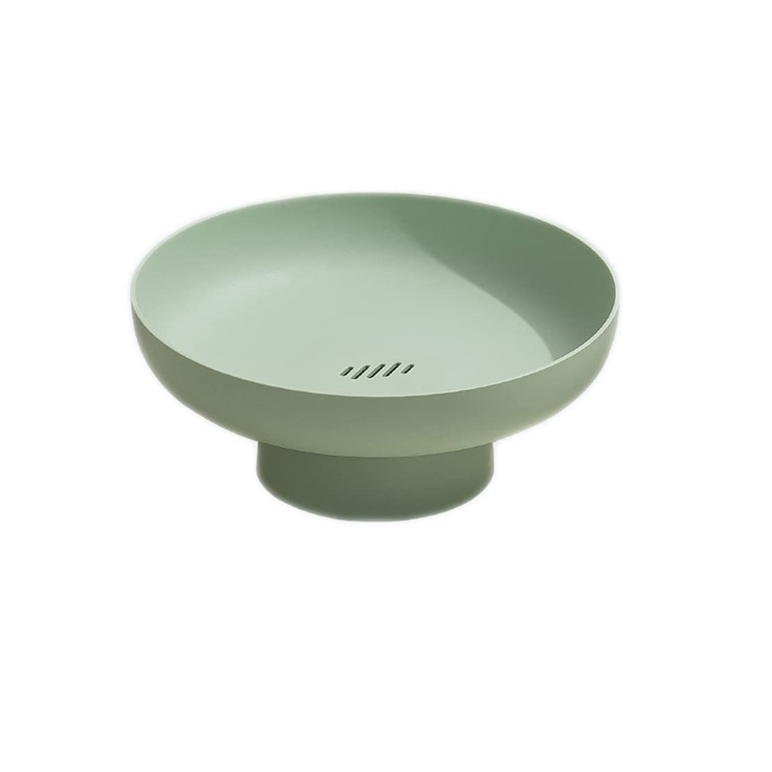 Verve Jelly Round Fruit Bowl, Plastic Fruit Plate 26CM Vegetable Storage Basket Decorative Small Fruit Basket Kitchen Tray for Storage Tabletop Vegetable Bread,Shatterproof, Dishwasher, BPA Free