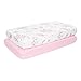 TILLYOU Microfiber Fitted Crib Sheet Set - Super Soft Toddler Bed Sheets for Standard Crib and Toddler Mattresses, 2-Pack 28