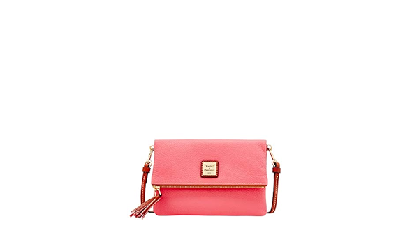pebble grain foldover zip crossbody
