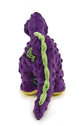 goDog Dinos Bruto Squeaky Plush Dog Toy, Chew Guard