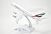 TANG DYNASTY(TM) 1:400 16cm Air Bus A380 Emirates Airlines Metal Airplane Model Plane Toy Plane Model