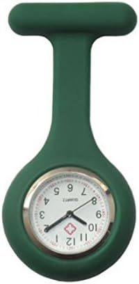 Portable Nurses watch Doctor Fob Watch Jelly Color Brooches Silicone Rubber Medical Nurse Watches Women Hospital Supplies Clock