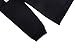 Womens Chic Drawstring Long Sleeve Hooded Sweatshirt Black US S