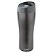 Isosteel VA-9581QAT 14 liq. oz Stainless Steel Double-Walled Vacuum Drinking Mug Color Coated Titanium-Gray