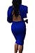 VOGRACE Women's High Neck Cloak Cape Top Bodycon Skirt 2 Pieces Outfit Dress