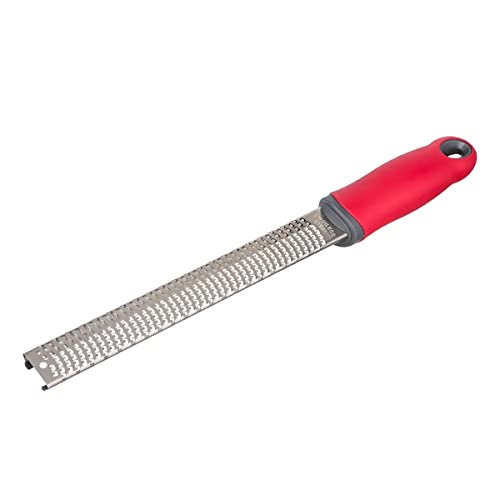 Zester de Aço Inox com Cabo Vermelho 32CM