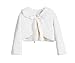 Sweet Kids Baby-Girls Tied Ribbon Bow Faux Fur Bolero Jacket