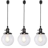 Kiven 3 Lights H-Track Lighting Pendant, Vintage